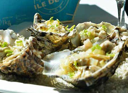 recipe PDO Ile de Ré AOP and Charente Maritime’s oysters risotto