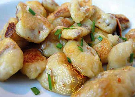 recipe PDO Ile de Ré Potatoes and langoustines gnocchis