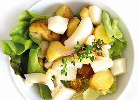 recipe Cuttlefish and PDO Ile de Ré Potatoes salad